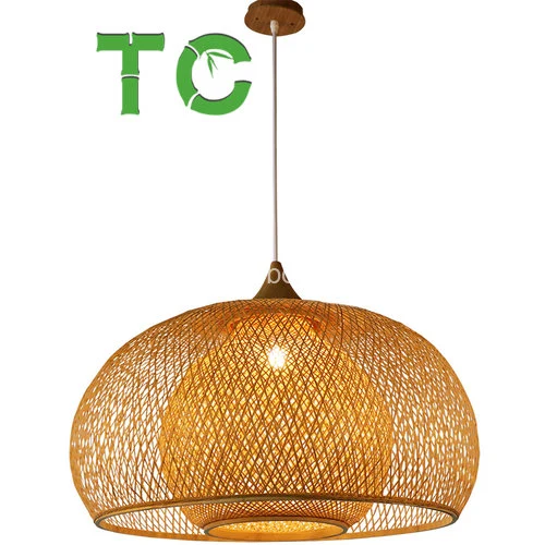 Cheap Price Bamboo Chandeliers Bamboo Lamp Bamboo Pendant Lamp Bamboo Lampshade for Kitchen Island, Chandeliers Lighting, Hand -Woven Hanging Ceiling Lampshade